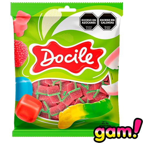 [100881] Goma Docile Sandía Ácida x1kg (x12)