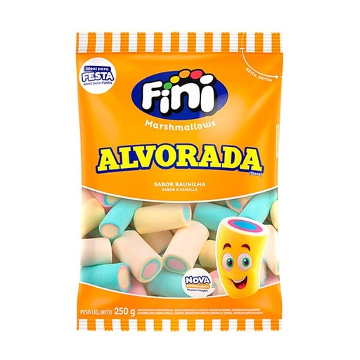 [100892] Marshmallows Fini Alborada Sabor Vainilla x250g (x12)