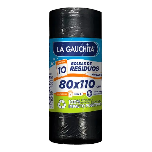 [100917] Bolsa Residuo Rollo 80x110 La Gauchita x20u (x20)
