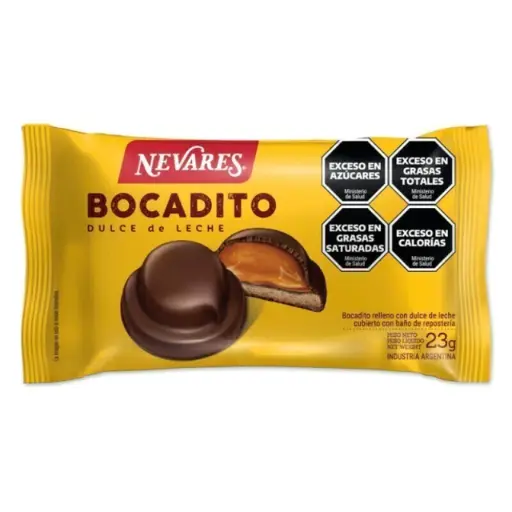 [100941] Bocadito Nevares Relleno de Dulce de Leche x23g (6x15)