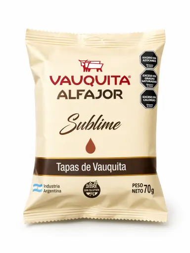 [100948] Alfajor Vauquita Sublime x70g (3x12)