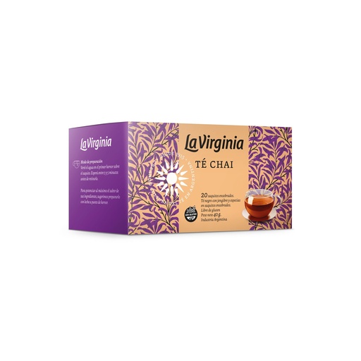 [100985] Té Chai La Virginia x20u (x6)