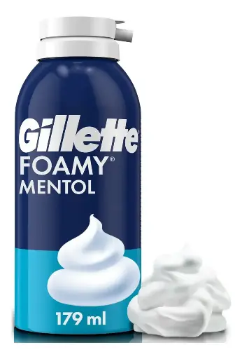 [101000] Gillette Espuma Para Afeitar Menthol x175g (x12)