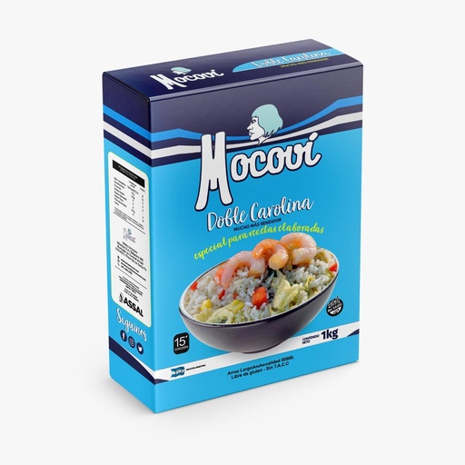 [101001] Arroz Mocoví Doble Carolina 00000 Estuche x1kg (x10)