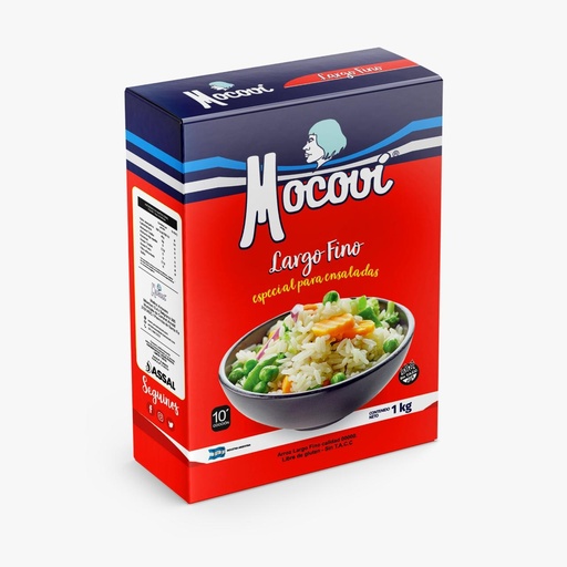 [101005] Arroz Mocoví Largo Fino 00000 Estuches x1kg (x10)