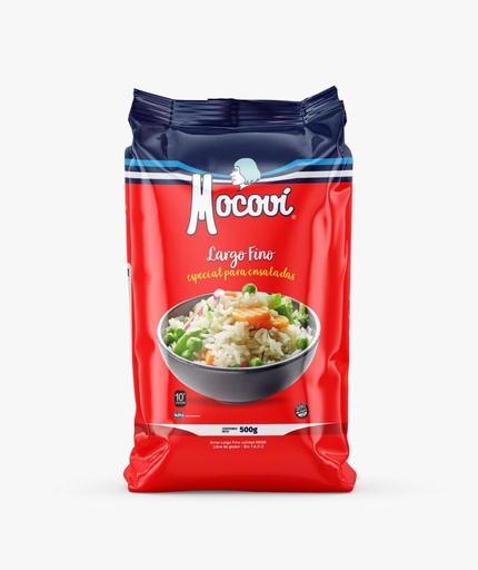 [101008] Arroz Mocoví Largo Fino 00000 Laminado x500g (x10)