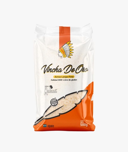 [101010] Arroz Vincha de Oro Largo Fino 0000 Laminado x500g (x10)