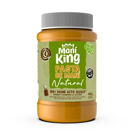 [101041] Pasta de Maní King Natural x485g (x12)