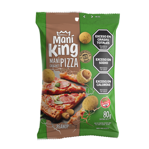 [101049] Maní King Crocante Pizza x80g (x15)
