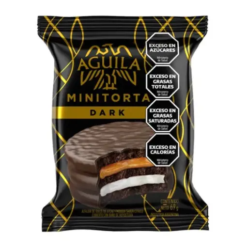 [101059] Alfajor Minitorta Águila Dark x69g (x21)