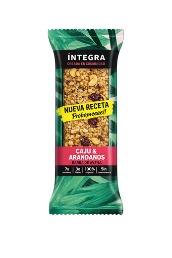 [101080] Barra Integra Avena, Cajú y Arándanos x41g (16x10)