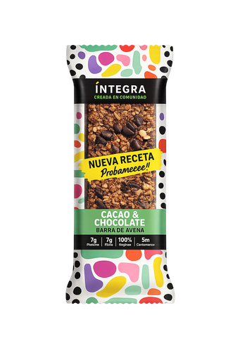[101081] Barra Integra Avena, Cacao y Chocolate x40g (16x10)