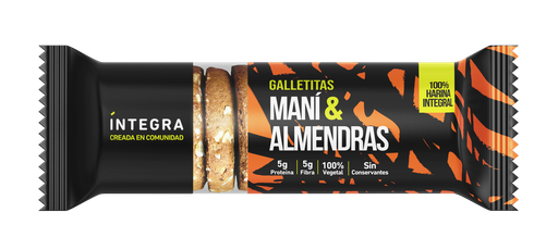 [101092] Galletitas Integra Maní y Almendras x200g (x30)