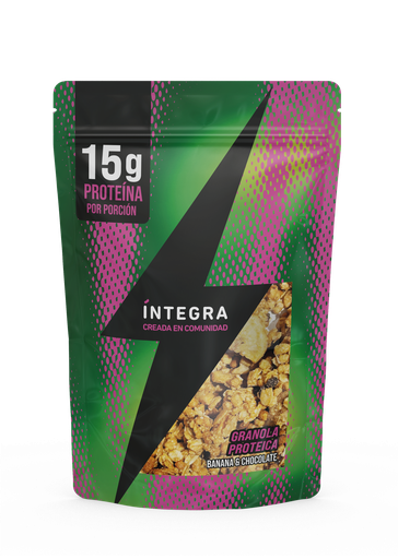 [101098] Granola Integra Proteica Banana y Chocolate x250g (x45)
