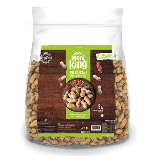 [101101] Maní King Tostado con Cáscara x5kg (x1)