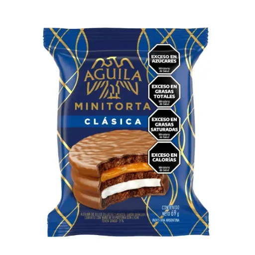 [101104] Alfajor Minitorta Águila Clásica x69g (x21)