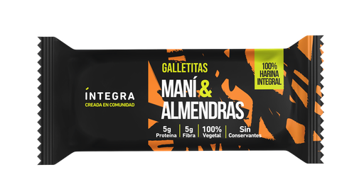 [101108] Galletitas Integra Maní y Almendras x72g (x40)