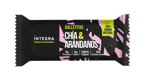 [101109] Galletitas Integra Arándanos y Chía x72g (x40)