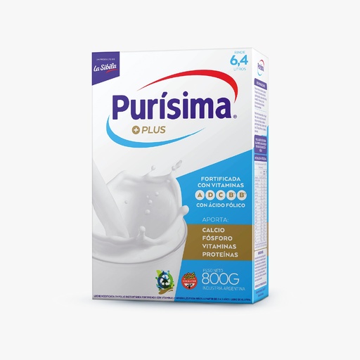 [101117] Leche en Polvo Purísima Plus Estuche x800g (x12)