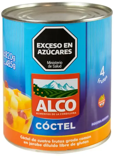 [101136] Coctel 4 Frutas Alco x820g (x12)