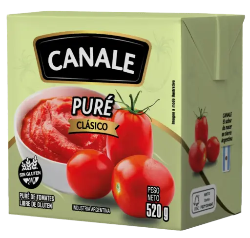 [101138] Puré de Tomates Canale x520g (x12)