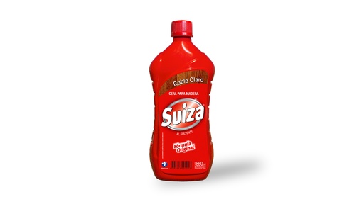 [101160] Cera para Madera al Solvente Suiza Roble Claro x850ml (x12)