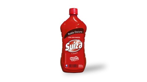 [101161] Cera para Madera al Solvente Suiza Roble Oscuro x850ml (x12)
