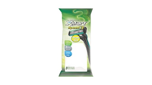[6106] Afeitadora Hombre Xmart Speed T3 36x3 hojas