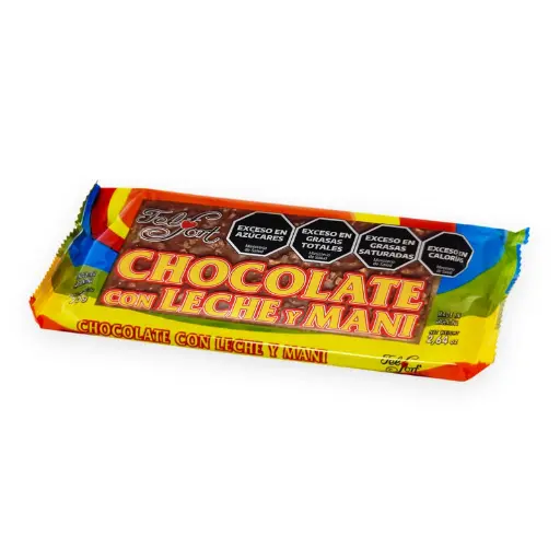 [13640] Chocolate Leche y Maní Felfort x75g (8x10)