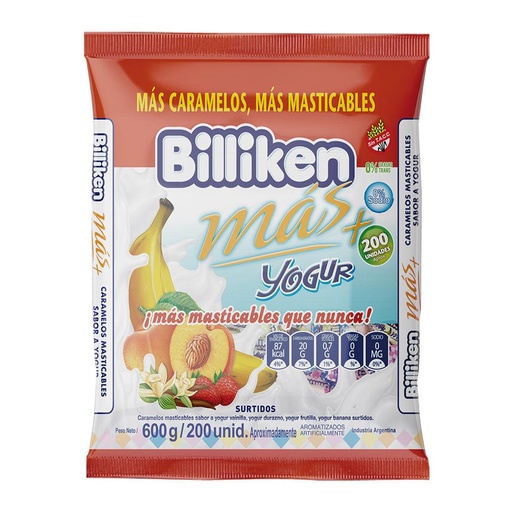[16124] Caramelo Billiken Yoghurt 12x 600g.