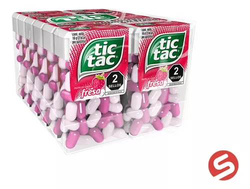 [17526] Tic-Tac Dupla Frutilla 24x12u