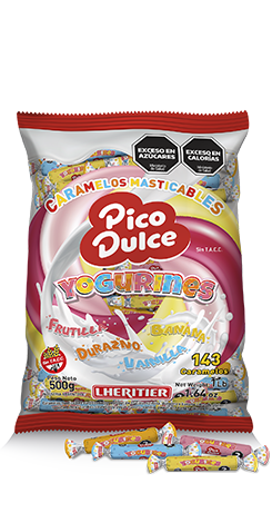 [27029] Caramelo Pico Dulce Masticable Yogurines x500g (x12)