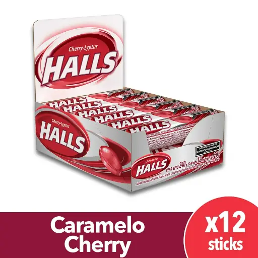 [28520] Hall's Free Cherry 18x12x240g