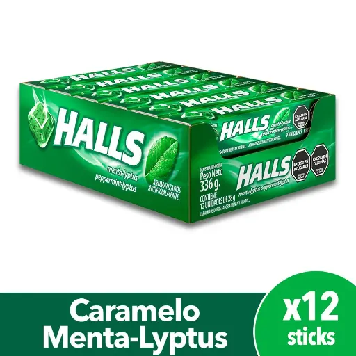 [28525] Hall's Menta-Lyptus 12x12x336g