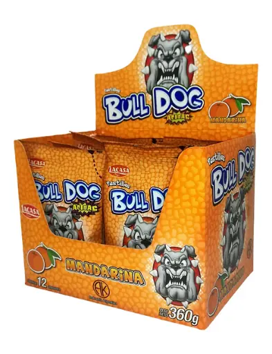 [28868] Pastilla Bulldog Ácida Mandarina 12x12x30g