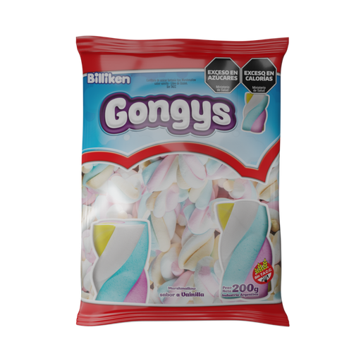 [28951] Gongys Malvaviscos Vainilla Trenza x200g (x12)