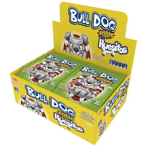 [29106] Gomitas Bulldog Huesitos 12x30g (12x12)