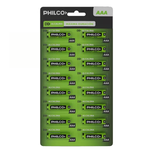 [47491] Pilas Philco AAA Blister x16u