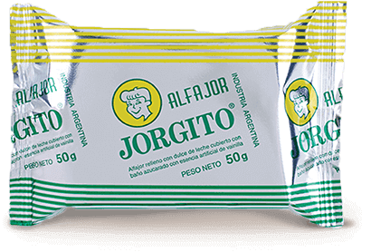 [47514] Alfajor Jorgito Blanco Azucarado 24x50g.