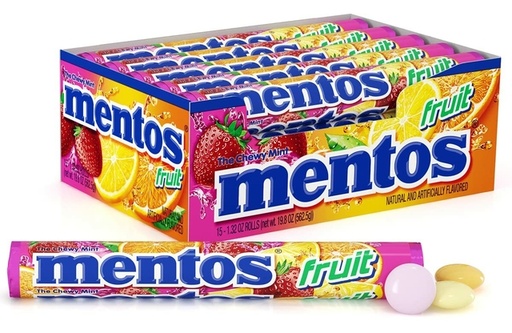 [47516] Pastilla Mentos Fruta 24x12x354g