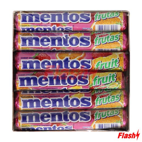 [47516] Pastilla Mentos Fruta 24x12x354g