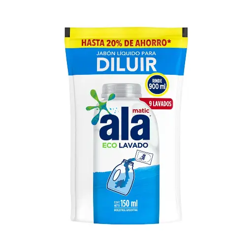 [72206] Ala Jabón Liquido Para Diluir DP x150ml (x12)