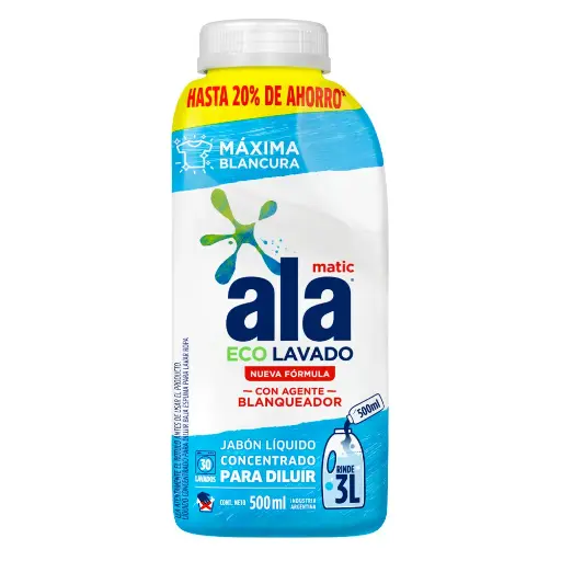 [72210] Ala Jabón Liquido Para Diluir x500ml (x12)