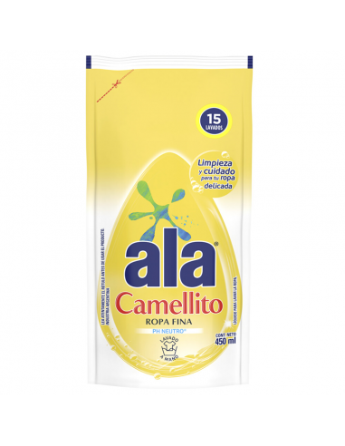 [72237] Ala Jabón Liquido Camellito Ropa Fina x450ml (x12)