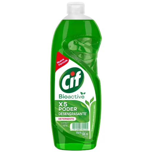 [72705] Cif Lavavajilla Lima Bioactive x500ml (x12)