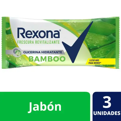 [80310] Rexona Jabón Bamboo x125g (x12)