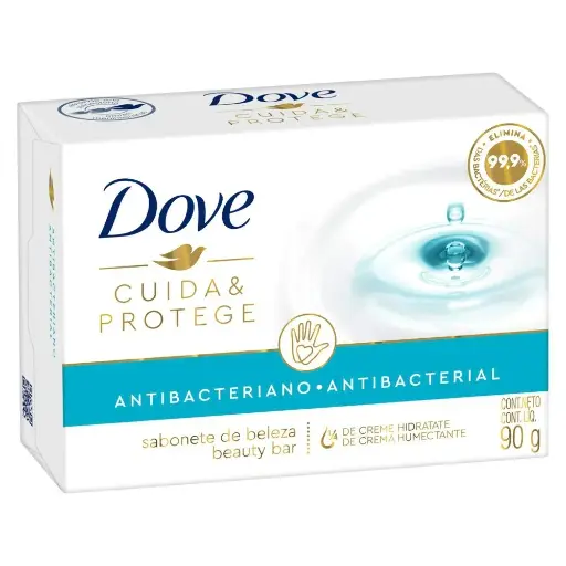 [80610] Dove Jabón Blanco Cuida & Protege 48x90g