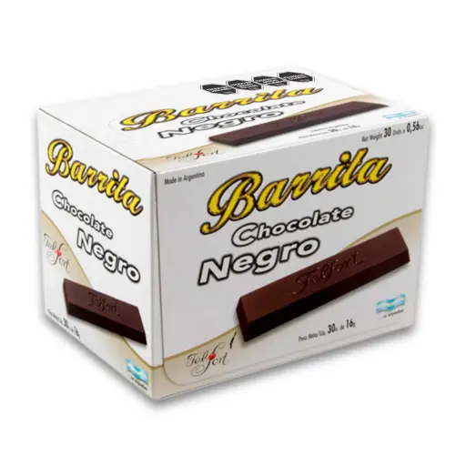 [13110] Barrita de Chocolate Negro 12x30x16g (1260)
