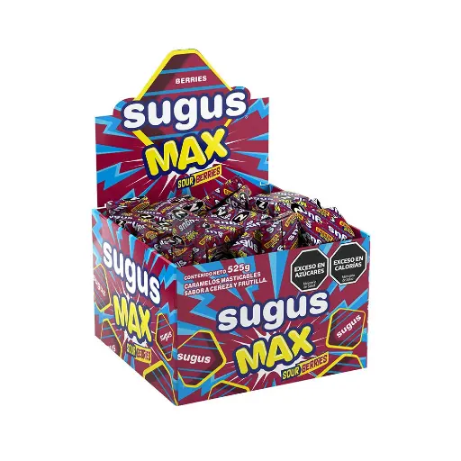 [8003] Sugus Max Sour Berries 12x70u