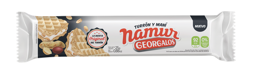[8140] Turrón de Maní Namur 50x25g.